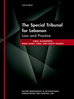 cover image of The Special Tribunal for Lebanon
